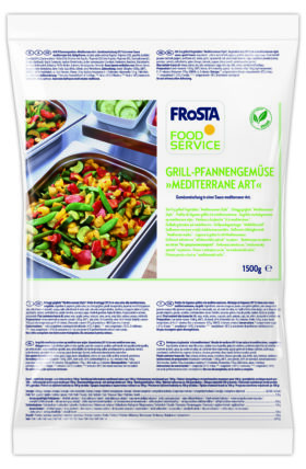 Grill-Pfannengemüse »Mediterrane Art«, vegan